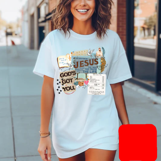 JESUS Gods Got You- DTF Transfer